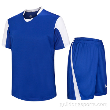 Ποδόσφαιρο φορούν στολές προσαρμοσμένες ποδοσφαιρικές φανέλες ποδοσφαίρου